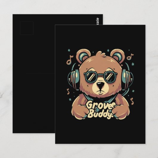Groove-Kumpel Postkarte (Vorne/Hinten)