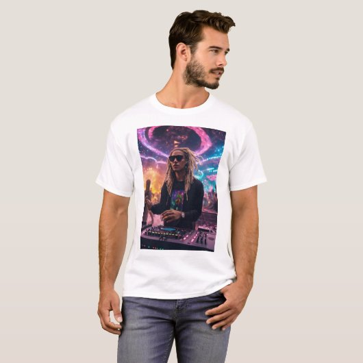 Groove Master DJ T-Shirt - Entfesseln Sie den Beat (Vorne ganz)