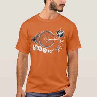 groove mit Plattenspieler als vintage vibes friend T-Shirt