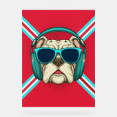 Groove Pup Acrylschild (Vorderseite)