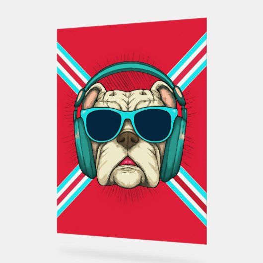 Groove Pup Acrylschild (Winkel)