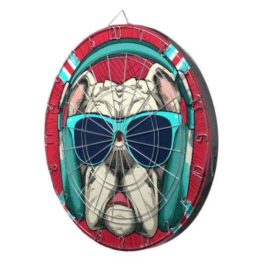 Groove Pup Dartscheibe (Vorderseite rechts)