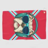 Groove Pup Golfhandtuch (Horizontal)