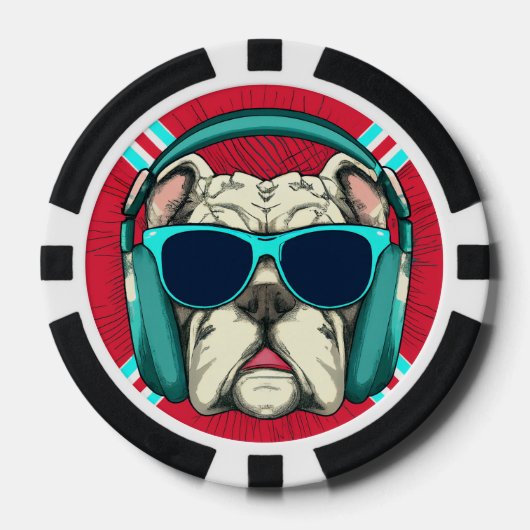 Groove Pup Pokerchips (Vorderseite)