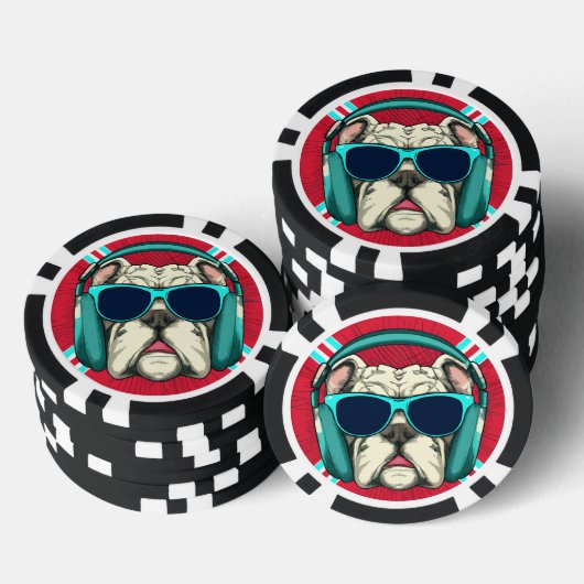 Groove Pup Pokerchips (Stapel)
