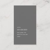 Groove Retro Visitenkarte (Rückseite)