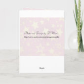 Groove Tabby Birthday Card Karte (Rückseite)