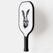 Groovi Rabbit Sonniges Gesicht mit Sonnenbrille Os Pickleball Schläger (Links)