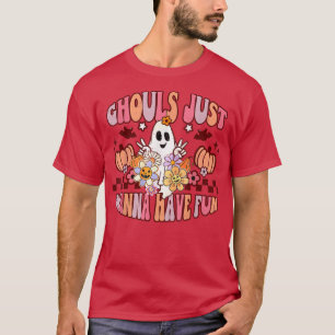 Groovie Ghouls just Wanna Have Fun, Ghost Pumpkin T-Shirt