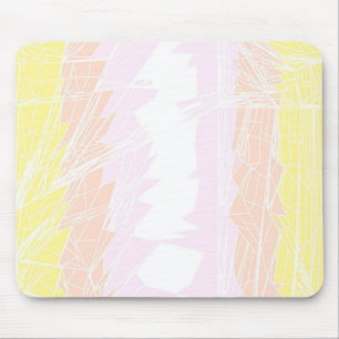 Groovige geometrische abstrakte Pangender-Stolzfla Mousepad