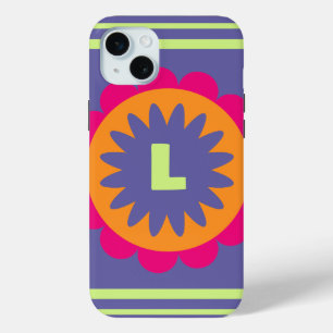 Groovige Retro-Botanik-Muster-Kunst Case-Mate iPhone Hülle