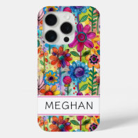 Groovige Retro-Flower-Power-Personalisierung