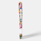 Groovige Retro-Flower-Power-Personalisierung Case-Mate iPhone Hülle (Rückseite / Links)