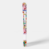 Groovige Retro-Flower-Power-Personalisierung Case-Mate iPhone Hülle (Rückseite / Links)