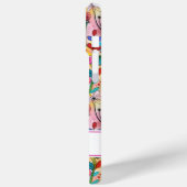 Groovige Retro-Flowerpower-Personalisierung Case-Mate iPhone Hülle (Rückseite / Links)