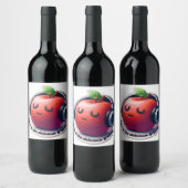 Groovin' Apple Weinetikett (Flaschen)