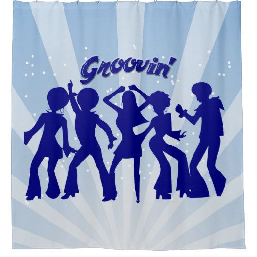Groovin' Duschvorhang (Vorderseite)