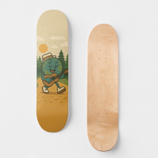  Groovin’ Earth Skateboard (Vorderseite)