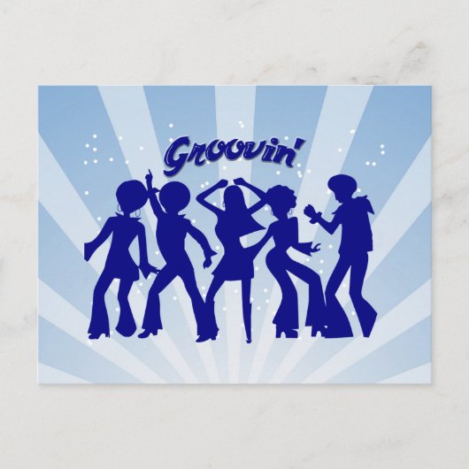 Groovin' Postkarte (Vorderseite)