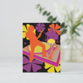 Groovin' Postkarte (Stehend Vorderseite)