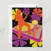 Groovin' Postkarte (Vorne/Hinten)