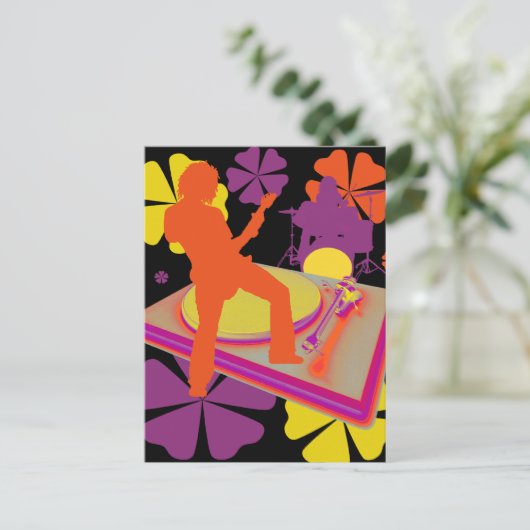 Groovin' Postkarte (Stehend Vorderseite)