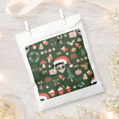 Groovitsche Weihnachtsdisco Santa Alien Geschenktütchen (Ausgeschnitten)