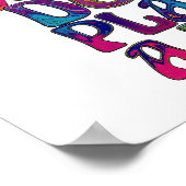 Groovology – Worte pflanzen Poster (Ecke)