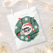 groovte Weihnachtskranz-Alien Geschenktütchen (Ausgeschnitten)