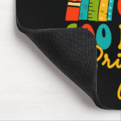 Groovy 100 Days of School Rainbow 100 Days Brighte Mousepad (Ecke)