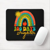 Groovy 100 Days of School Rainbow 100 Days Brighte Mousepad (Mit Mouse)