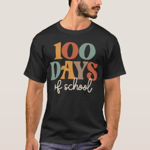 Groovy 100 Days of School - Retro for Kids & Teach T-Shirt