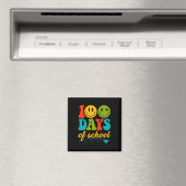 Groovy 100 Days of School Student Lehrer Kinder Hi Magnet (In Situ (Geschirrspüler))