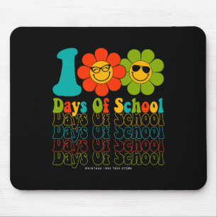 Groovy 100 Days of School Student Lehrer Kinder Hi Mousepad