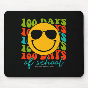 Groovy 100 Days of School Teacher Kind 100 Days Sm Mousepad