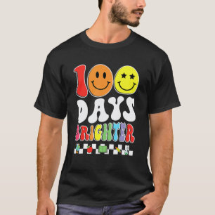 Groovy 100 Schultage Retro Lehrer 100 Tage B T-Shirt