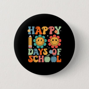 Groovy 100. Tag Schüler Kinder Jungen Mädchen 100 Button