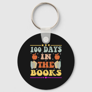 Groovy 100 Tage in den Büchern 100 Tage der Schule Schlüsselanhänger
