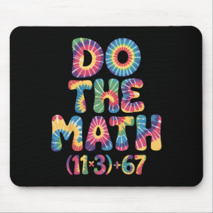 Groovy 100 Tage Schulmathe-Gleichung Rechne nach 1 Mousepad