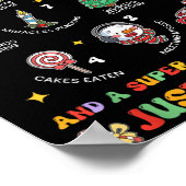 Groovy 12 Days Of Social Work Christmas School Soc Poster (Ecke)