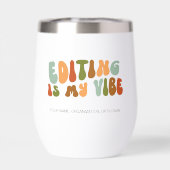 Groovy 1970s Editing ist My Vibe, Editor (Rückseite)