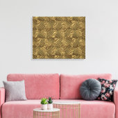 Groovy 1 Wrapped Canvas Leinwanddruck (Insitu (Wohnzimmer))