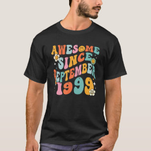 Groovy 23. Geburtstag Phantastisch seit September T-Shirt