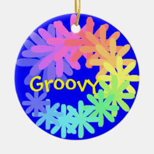 Groovy 60er Jahre Ornament