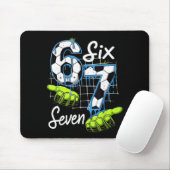 Groovy 67 Fußballplatz Six Seven Lustiges Meme Dri Mousepad (Mit Mouse)