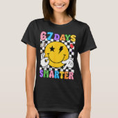 Groovy 67th Day Of School Shirt 67 Days Smarter Te (Vorderseite)