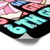 Groovy 6th Grade Back To School First Day Of Sixth Poster (Ecke)