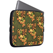 Groovy 6ties Butterflies Muster Retro Design Laptopschutzhülle (Vorne Rechts)