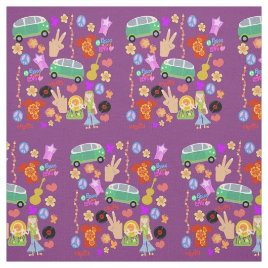Groovy 6ties Mega Pattern Stoff (Muster)