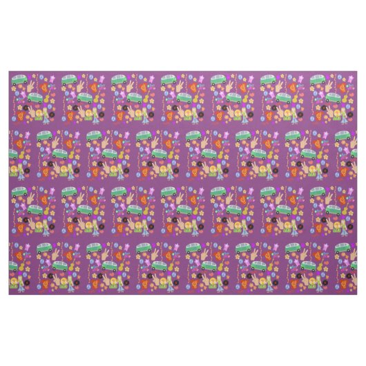 Groovy 6ties Mega Pattern Stoff (Fat Quarter (45,7 x 55,9 cm))